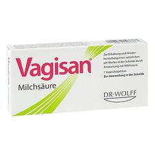 Dr. August Wolff GmbH & Co.KG Arzneimittel Vagisan Milchsäure, (7St,) Vaginalsuppositorien