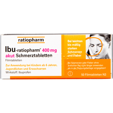 ratiopharm GmbH Ibu-ratiopharm 400 mg akut Ibuprofen, (20St,) Filmtabletten