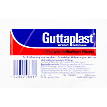 Beiersdorf AG Guttaplast 6 x 9 cm, (1St,) Pflaster