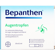 Bayer Vital GmbH Bepanthen Augentropfen Einzeldosen, (20X0.5ml,) Augentropfen