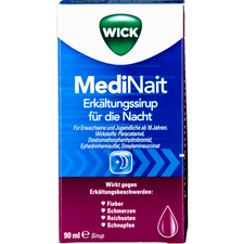 WICK Pharma - Zweigniederlassung der Procter & Gamble GmbH WICK MediNait Erkältungssirup, (180ml,) Sirup