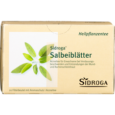 Sidroga Gesellschaft für Gesundheitsprodukte mbH Sidroga Salbeiblätter Tee, (20X1.5g,) Tee