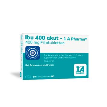 1 A Pharma GmbH Ibu 400 akut 1A Pharma, (50St,) Filmtabletten