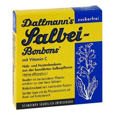 Dallmann's Pharma Candy GmbH Dallmanns Salbeibonbons zuckerfrei, (20St,) Bonbons