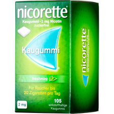 Johnson & Johnson GmbH (OTC) Nicorette Kaugummi 2 mg freshmint, (105St,) Kaugummi