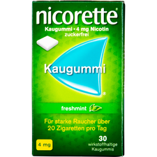 Johnson & Johnson GmbH (OTC) Nicorette Kaugummi 4 mg freshmint, (105St,) Kaugummi
