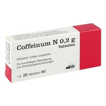 Viatris Healthcare GmbH Coffeinum N 0,2 g Tabletten, (20St,) Tabletten
