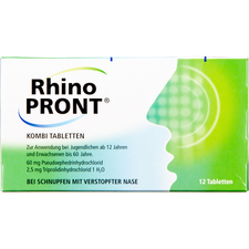 Recordati Pharma GmbH Rhinopront Kombi Tabletten, (12St,) Tabletten
