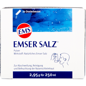Sidroga Gesellschaft für Gesundheitsprodukte mbH Emser Salz Beutel, (20pcs,) Pulver