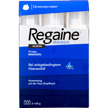 Johnson & Johnson GmbH (OTC) Regaine Männer Schaum 50 mg / g, (3X60ml,) Schaum
