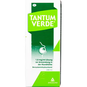 Angelini Pharma Deutschland GmbH Tantum Verde 1,5 mg / ml Lösung, (240ml,) Lösung