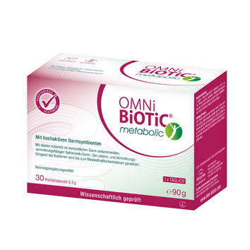 INSTITUT ALLERGOSAN Deutschland (privat) GmbH OMNi-BiOTiC metabolic Probiotikum Beutel, (30X3g,) Pulver