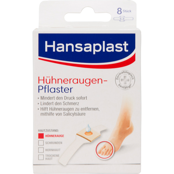 Beiersdorf AG Hansaplast Hühneraugenpflaster, (8St,) Pflaster