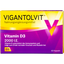WICK Pharma - Zweigniederlassung der Procter & Gamble GmbH Vigantolvit Vitamin D 2000 I.E., (120St,) Weichkapseln