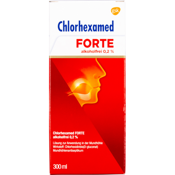 GlaxoSmithKline Consumer Healthcare Chlorhexamed Forte alkoholfrei 0,2% Lösung, (300ml,) Lösung