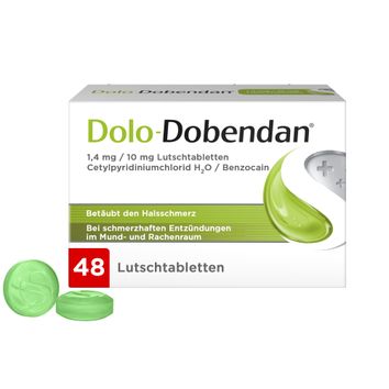 Reckitt Benckiser Deutschland GmbH Dolo-Dobendan 1,4 mg / 10 mg Lutschtabletten, (36St,) Lutschtabletten
