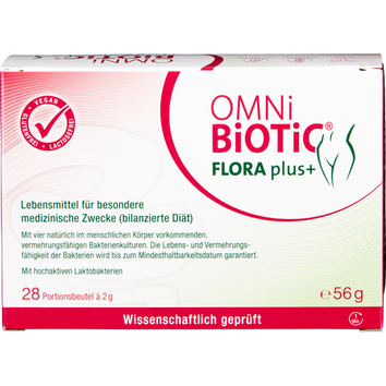 INSTITUT ALLERGOSAN Deutschland (privat) GmbH OMNi-BiOTiC Flora plus + Beutel, (28X2g,) Pulver
