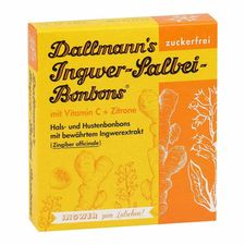 Dallmann's Pharma Candy GmbH Dallmanns Ingwer-Salbei-Bonbons zuckerfrei, (37g,) Bonbons