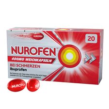 Reckitt Benckiser Deutschland GmbH NUROFEN® Weichkapseln 400 mg Ibuprofen, (20pcs,) Weichkapseln