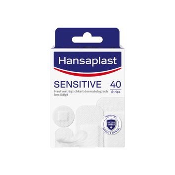 Beiersdorf AG Hansaplast Sensitive Pflaster hypoallergene Strips, (40St,) Pflaster