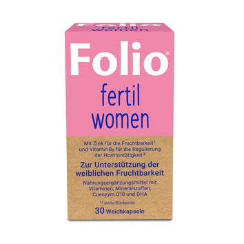 SteriPharm Pharmazeutische Produkte GmbH & Co. KG Folio fertil women, (30pcs,) Weichkapseln